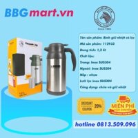 Bình giữ nhiệt Inox 1.2L Zebra có lưới lọc, quai và vòi rót  - 112933