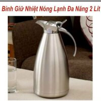 Bình giữ nhiệt INOX 2 lít loại 1 hai lớp