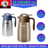 Bình giữ nhiệt Inox 2L Zebra - Smart III - 112950