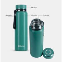 Bình giữ nhiệt Inox 304 dung tích 1 lít Rạng Đông BGN10ST1, giúp giữ nhiệt nóng và lạnh