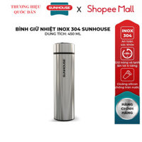 Bình giữ nhiệt Inox 304 SUNHOUSE 450ml KS-TU450I