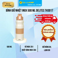 Bình giữ nhiệt inox 500 ml Delites TH3017