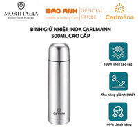 Bình giữ nhiệt inox cao cấp Carlmann Moriitalia 500ml BES-502 (Chính hãng)