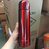 Bình giữ nhiệt inox Carlmann 500ml màu đỏ