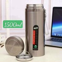 Bình Giữ Nhiệt Inox Có Lưới Lọc và Dây Treo Tiện Lợi