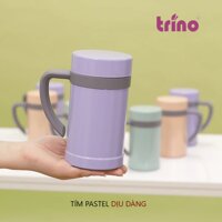 Bình Giữ Nhiệt Inox Có Tay Cầm Trino TN-550HL 500ml - Tím