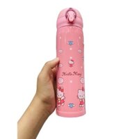 Bình Giữ Nhiệt Inox Hello Kitty Tích 500ml