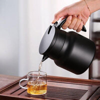 Bình giữ nhiệt kèm dụng cụ lọc trà, cafe inox 304 - 1l