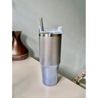 bình giữ nhiệt kim tuyến nhũ tím nhạt 890ml