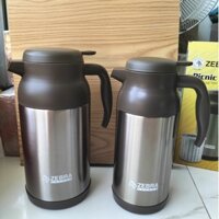 Bình giữ nhiệt lọc trà Inox Zebra 1.6L (quai và vòi rót)  - 112412 hàng nhập khẩu Thái Lan- màu vàng đồng