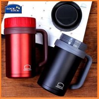 Bình giữ nhiệt Lock & Lock 500ml Basic Table Mug [ LHC9002 ] - ca nước Inox 304 có quai cao cấp