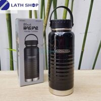 Bình Giữ Nhiệt Lock&amp;Lock Bằng Thép Không Gỉ Black Wave Handle Tumbler LHC4163BLK - 900ml - Hàng Chính Hãng - Đen