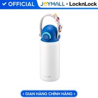 Bình giữ nhiệt Lock&amp;Lock DIY Strap Tumbler 350ml LHC3283 - Hàng chính hãng, hoạ tiết dễ thương, đựng nước cho bé - JoyMall - Xanh dương
