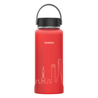 Bình Giữ Nhiệt Lock&amp;Lock RigaTumbler Shanghai LHC4160RED  897ml - màu Red
