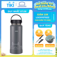 Bình Giữ Nhiệt Lock&amp;Lock RigaTumbler London LHC4160GRY  897ml - màu Gray