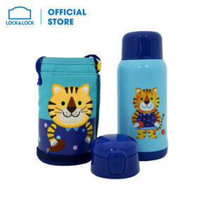 Bình giữ nhiệt Lock&Lock Cartoon Kids Vacuum Panda - LHC1435 550ml
