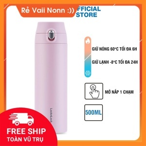 Bình giữ nhiệt Lock&Lock Feather Light One Touch 500ml LHC3257