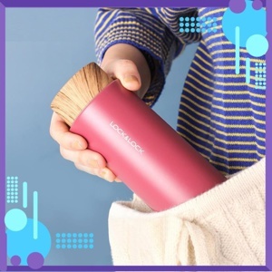 Bình giữ nhiệt Lock&Lock Flat nắp gỗ LHC4227 (WHT/BLK/RED/GRY) - 400ml