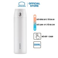 Bình giữ nhiệt Lock&Lock Feather Light One Touch 500ml LHC3257WHT