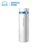 Bình Giữ Nhiệt Lock&Lock Feather Light LHC4131WB (450ml – trắng/xanh)