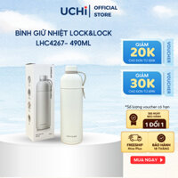 BÌNH GIỮ NHIỆT LOCK&LOCK,DÙ NÓNG HAY LẠNH ĐỀU GIỮ NHIỆT TỐT,LocknLock Belt Bottle LHC4267- 490ml l