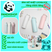 Bình giữ nhiệt LocknLock Belt Bottle LHC4267 490ml 3 màu pastel , có gắn giữ nấp bình