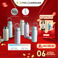 Bình Giữ Nhiệt LocknLock 650ML-800ML Sling Ring Có Quai Xách Cute Màu Pastel LHC4321-4322 T2C Mall