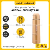 Bình giữ nhiệt lưỡng tính LOCK&LOCK Color LHC351B dung tích 500ml màu nâu