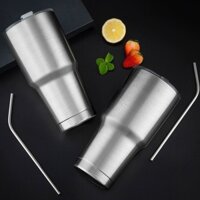 Bình Giữ Nhiệt - Ly Giữ Nhiệt Inox Thái Lan + 1 Ống Hút + Dung Tích 900ml Wincar