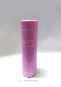 Bình giữ nhiệt màu hồng Lock n Lock 390ml. Bình sạch đẹp, giữ nhiệt tốt (Có khay ngăn trà tiện lợi)