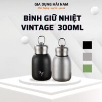 Bình Giữ Nhiệt Mini 300ml Inox 304 Giữ Nhiệt Lâu, Bình Giữ Nhiệt Có Tay Cầm Tay Cao Cấp Thiết Kế Sang Trọng, Tinh Tế