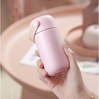 Bình giữ nhiệt mini có quai xách 9 màu siêu dễ thương 150ml