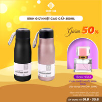 Bình giữ nhiệt mini cute, bình nước nhỏ gọn chất liệu inox 304 cao cấp không gỉ - 350ml