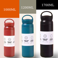 Bình giữ nhiệt mini cute, chất liệu inox 304 với tay cầm, quai xách, an toàn tuyệt đối với sức khỏe