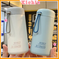 Bình Giữ Nhiệt Mini Inox 304 Cao Cấp Dung Tích 270ml Tiện Dụng, Bình Nước Nhỏ Gọn Phong Cách Hàn Quốc Có Quai Xách