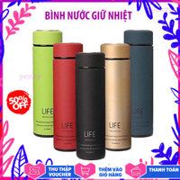 Binh giu nhiet mua o HCM Bình Giữ Nhiệt Life Dung Tích 500Ml cao cấp giá bao nhiêu Mua Bình giữ nhiệt LIFE nhiều màu. Ruột Bằng Inox An Toàn Giữ Nhiệt Trong 10 Tiếng Kiểu Dáng Đẹp Dễ Vệ Sinh An Toàn Cho Sức Khỏe Bảo Hành Lâu