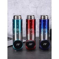 🌟Bình Giữ Nhiệt Ngôi Sao Màu Loang Omber Dung Tích 500ml, Inox 304 Có Màn Hình Led Hiển Thị Nhiệt Độ🌟