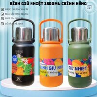 Bình giữ nhiệt nóng lạnh quai xách Zonorm dung tích 1500ml - bình giữ nhiệt inox - bình giữ nhiệt chính hãng