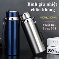 Bình Giữ Nhiệt Nóng, Lạnh Inox, Bình Lưỡng Tính , 1000ml / 800ml 2 Lớp, Có Tấm Lọc, Giữ Nhiệt Lên Đến 8 Tiếng VT00 V