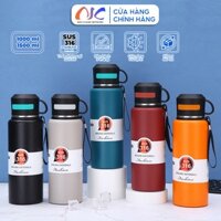 Bình Giữ Nhiệt Nước Nóng & Lạnh Inox 316 Không Gỉ - Giữ Nhiệt Lâu, Chống Tràn,Dùng Cho Nam Nữ - NK53