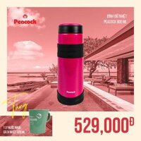 Bình giữ nhiệt Peacock 800ml - AMJ-R80 || Peacock Vacuum Bottle 800ml - AMJ-R80