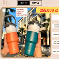 Bình  giữ nhiệt sip in style   dung tích 500ml, Bình giữ nhiệt cutie uống cafe dành cho đi học , đi chơi