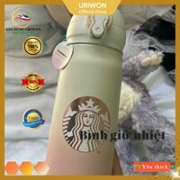 Bình Giữ Nhiệt Stabuck Hút Chân Không Giữ Nhiệt Lâu 500ml | Bình Nước Thân Bằng Thép Không Gỉ Inox 304 - Uriwon