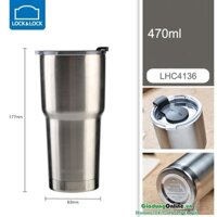 Bình Giữ Nhiệt Swing Tumbler 470ml Màu Bạc Lhc4136slv – Lock&lock