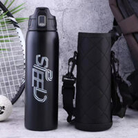Bình giữ nhiệt thể thao 304 bằng thép không gỉ đôi 1000ml / 750ml có túi Trà cà phê Du lịch Bình nước giữ nhiệt