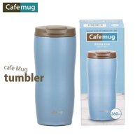 Bình Giữ Nhiệt Thép Không Gỉ Classic Cafe Mug Tumbler 360ml hàng nội địa Nhật Bản - XANH DƯƠNG SMOKYBLUE