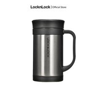 Bình Giữ Nhiệt Thép Không Gỉ Classic Tea Lock&Lock Màu Đen (400ml) LHC4030B