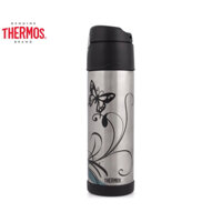 Bình giữ nhiệt Thermos inox bướm đen 530ml, hàng Mỹ