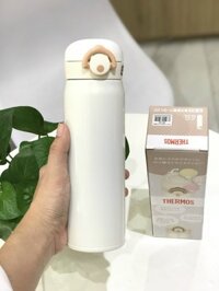 Bình giữ nhiệt Thermos nút bấm JNL-502 - Dung tích 500ml - Hàng chính hãng bảo hành 12 tháng - Màu Trắng