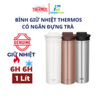 Bình giữ nhiệt Thermos TTD-1000 có ngăn đựng trà, 3,8 fl oz (1 L) - Hàng nội địa Nhật